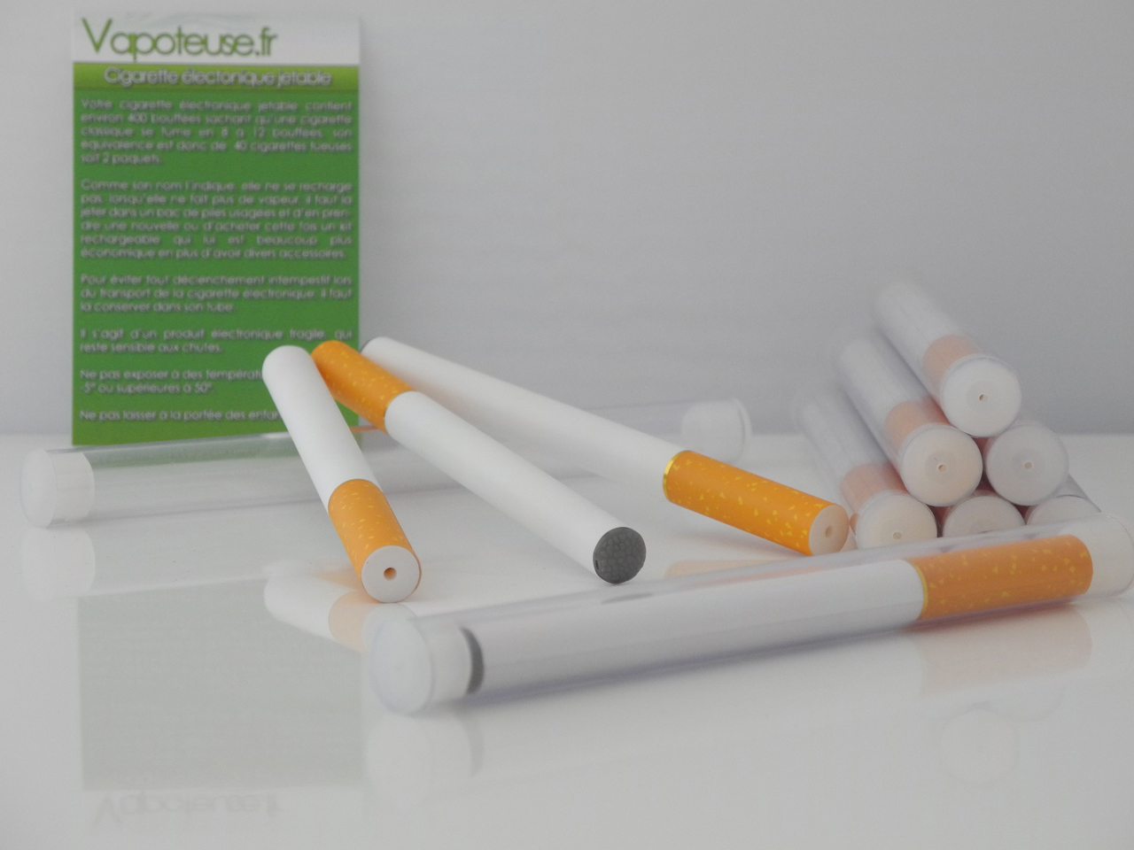 10 Cigarettes �lectroniques jetables