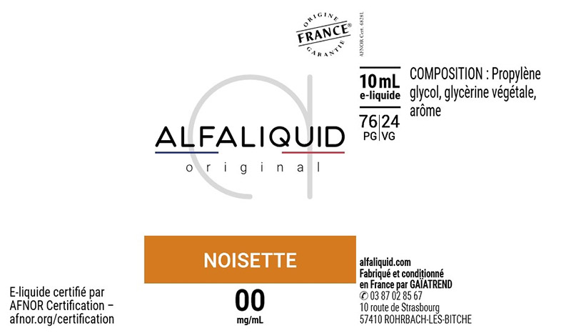 étiquette eliquide alfaliquid