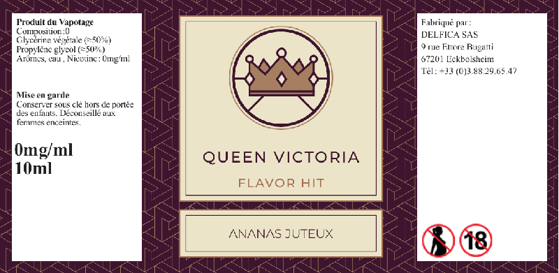 eliquide queen victoria flavor hit