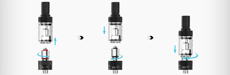 Changement résistance Q16 Pro Justfog