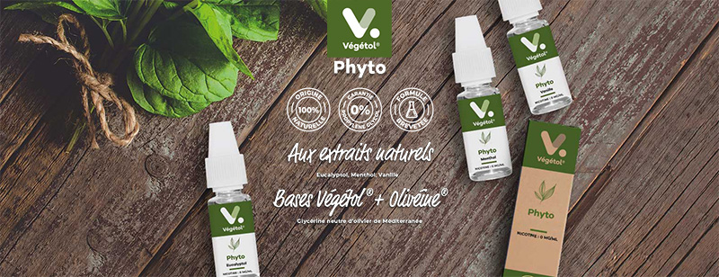 bandeau vegetol marque eliquide phyto